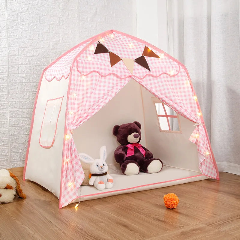 Kids Play Tent for Boys and Girls - Princess Castle Playhouse for Indoor Outdoor Fun - Ideal Gift for Toddlers