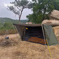 Bushcraft Tent for Camping - Baker Style Outdoor Shelter for 2 Persons, Multifunction Woodland Tent