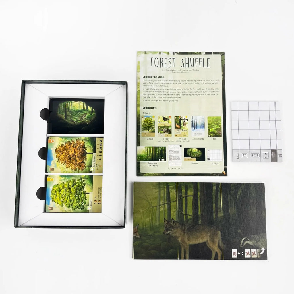 Forest Shuffle Card Game - Strategic Fun for Kids and Adults, 2-5 Players, 60 Minutes of Engaging Play