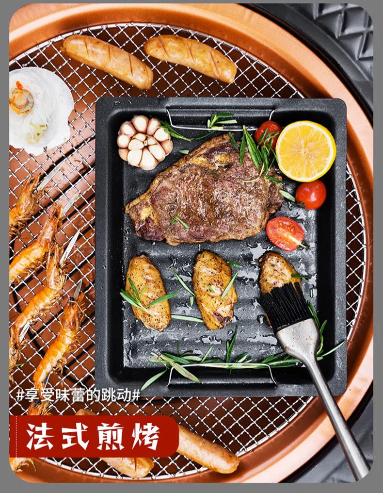 Brazier Grill Stand Stove for Household Tea, Barbecue, Heat, Fire Pits - Garden Camping Equipment & Party Cooking Supplies 2025