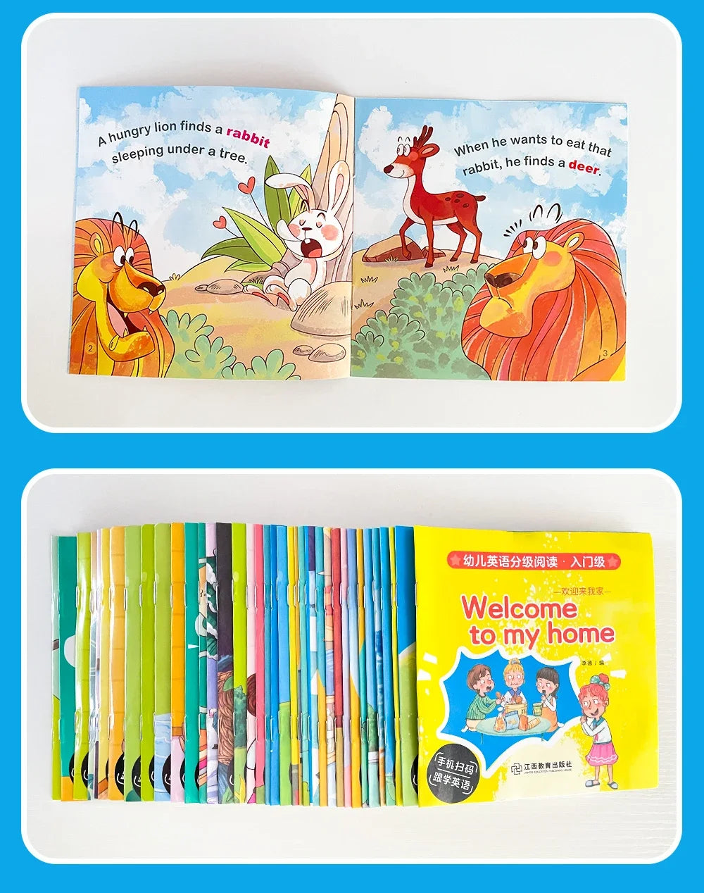 Kids 40 Pocket Books Set English Words Learning Book Bedtime Reading Enlightenment of Early Childhood Teaching Aids Montessori