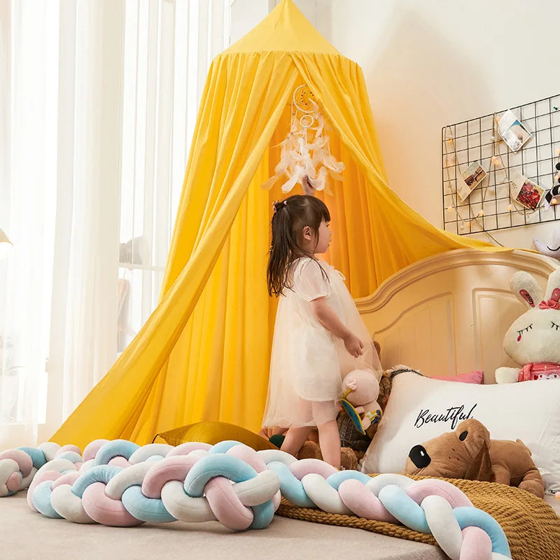 Kids Mosquito Net Baby Crib Curtain Hanging Tent Bed Decor Girl Princess Hanging Bed Canopy Living Corner Play Reading NookDecor
