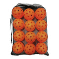 12pcs Durable Outdoor Pickleballs 40 Holes 74MM 26g for Competition - Pack of 12 Pickleball Balls