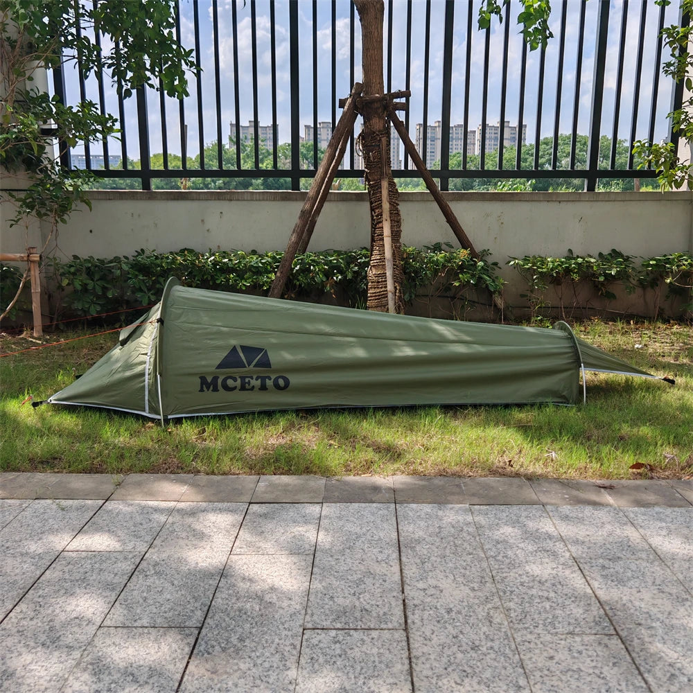 Outdoor Ultralight 1 Person Tent - Portable Waterproof Sleeping Bag for Camping, Cycling, and Travel Equipment