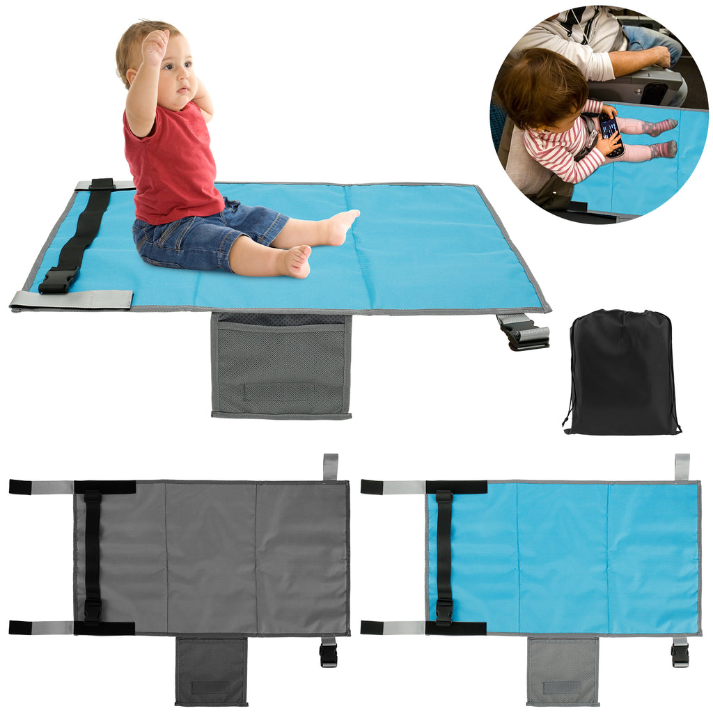 Kids Travel Airplane Bed Portable Children Pedals Beds Foot Leg Rest Hammock Baby Footrest Bed Toddler Airplane Seat Extender
