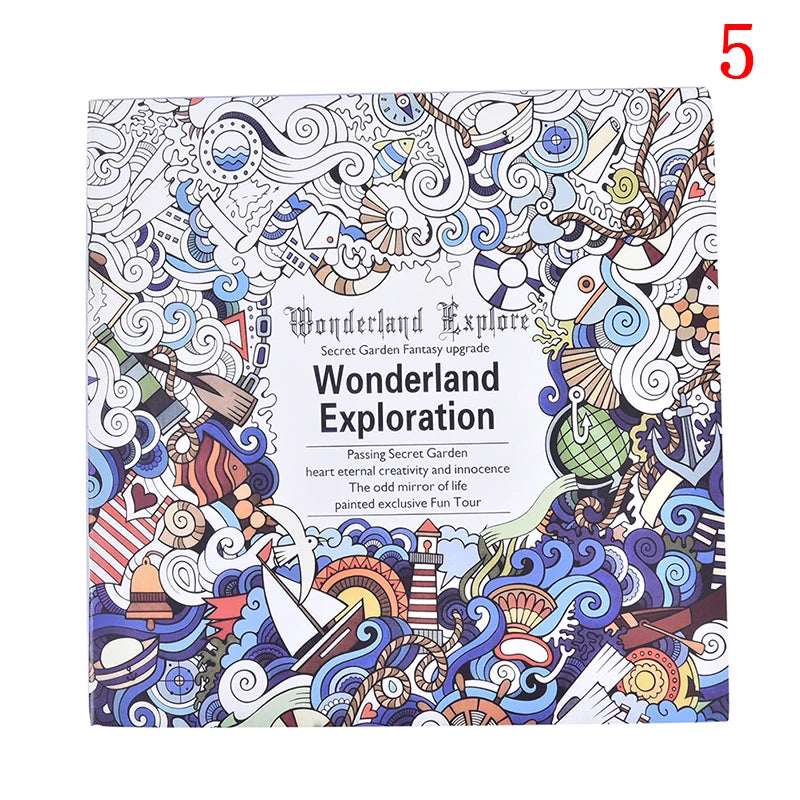 Coloring Book for Kids and Adults - Stress Relief Art Therapy for Relaxation and Creative Fun