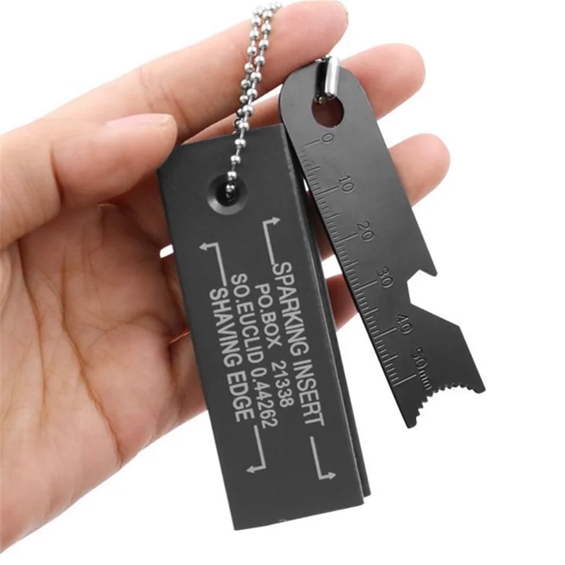 HOT Waterproof Magnesium Stick Flint and Steel Fire Starter Kit for Camping Survival Essential Outdoor Tool