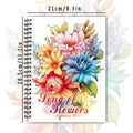 Women's Spiral Colouring Book - 30 Sheets, 11.3x8.3 inch, Stress Relief, Perfect Birthday and Holiday Gift