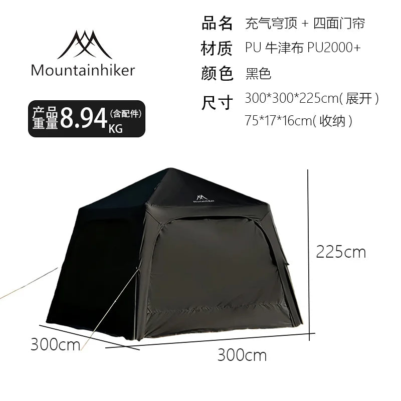 Inflatable Camping Tent for 4-6 People - Easy Set Up All-Season Outdoor Dome Tent 2000+ Model