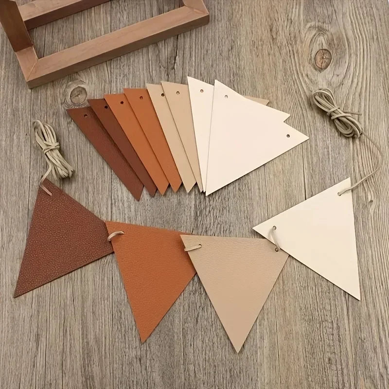 Outdoor Camping Tent Flags Set - Festive Birthday Decoration Triangle Flags