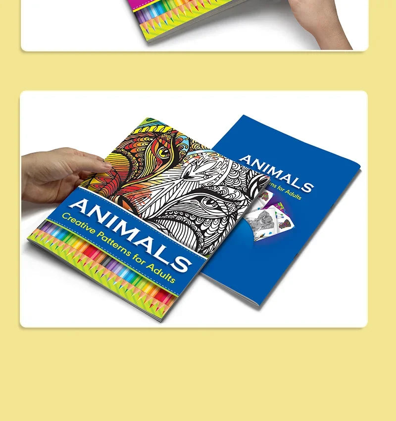 Cute Drawing and Coloring Book for Kids - Early Education Hand-Painted Graffiti Activity Book